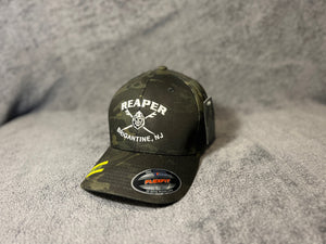 Reaper Hat Black Multi-Camo Flexfit S/MD